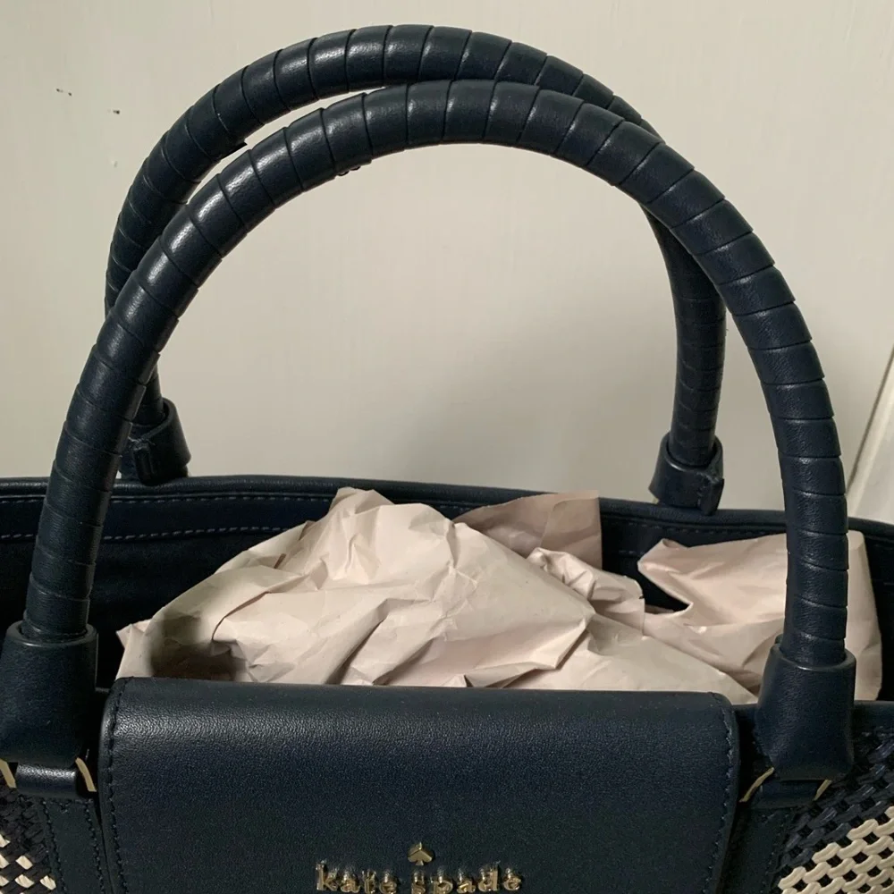 Kate spade cruise crossbody gingham tote - Picture 5 of 8